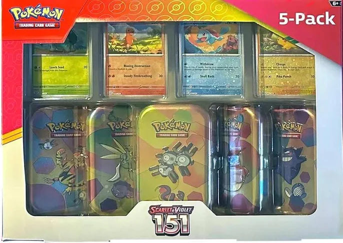 Costco 151 Pokémon 5-pack Mini tin bundle